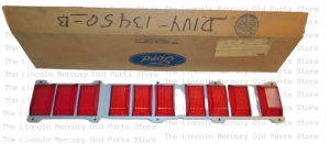 Lens, Tail Light Lens & Back Up Assembly LH - NOS